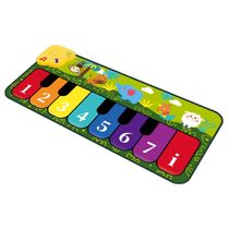 TAPETE MUSICAL PIANO VERDE INFANTIL BRINQUEDO EDUCATIVO BIBI JOY