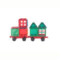 Blocos Magnéticos - Magforma com Rodas - Maleta com 30 peças - Acrílico - MF17RD30 - Magforma