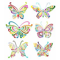 Tatuagem Temporária Infantil - Borboletas - Tatufun