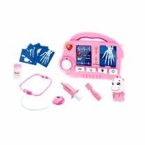 Brinquedo Kit Médico(a) Raio X com Luz e Som - Rosa - Fenix