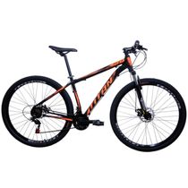 Bic. Cairu Titan ARO 29 AL 21V 17.5 - 310463 Preto / Laranja