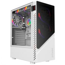 Gabinete Gamer SET White GHOST - Lateral em Vidro - PCYES - GSWGPBR