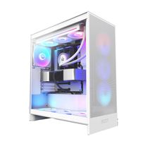 Gabinete Gamer NZXT H7 FLOW RGB Lateral Vidro Temperado E-ATX/ATX/MICRO-ATX/MINI-ITX Branco - CM-