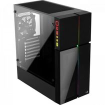 Gabinete Gamer MID Towe Playa RGB Vidro Temperado Aerocool