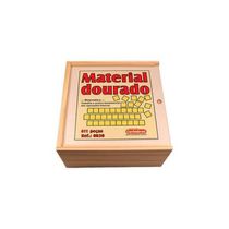 Material Dourado 611 Peças Carimbas - Brinquedo Educativo em Madeira