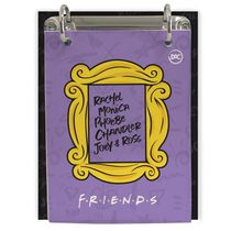 Bloco de Notas Friends Mini Fichario Argolado Rachel Phoebe