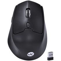 Mouse sem Fio Wireless 2.4 GHZ Recarregavel Power UP 1600 DPI Preto USB - PM200