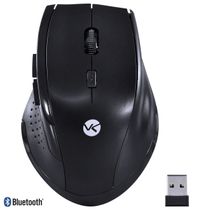 Mouse sem Fio Hibrido 2.4 GHZ + Bluetooth 4.0 1200 DPI Dynamic ERGO Preto USB - DM120