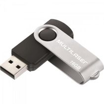 Pen Drive 16GB TWIST PD588 Preto Multilaser