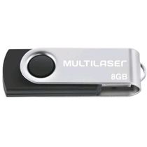 Pen Drive PCTOP TWIST 8GB Preto - PDT8GB