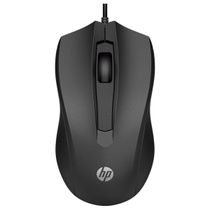 Mouse com Fio HP USB 100 1600DPI Cabo 1.5M Preto 6VY96AA#ABM