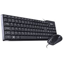 Teclado + Mouse Dynamic ABNT2 1000 DPI USB 1.8 Metros Preto - CD100