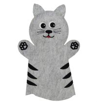 Fantoche - Feltro - Gato - Kits e Gifts