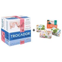 Kit Trocador Descartável 10 Un + Protetor Assento 3 Un