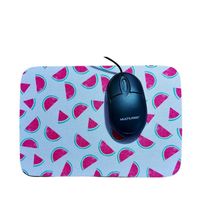 Combo Mouse Multilaser Preto Mo300 + Mouse Pad Melancia