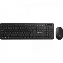 Kit Teclado + Mouse Sem Fio K-w20bk Preto C3tech