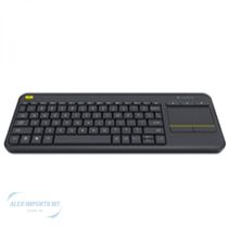 Kit Teclado E Mouse Sem Fio Touch Pad Integrado K400 Plus