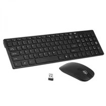 Kit Teclado E Mouse Wireless Ultra Slim Pra Computador