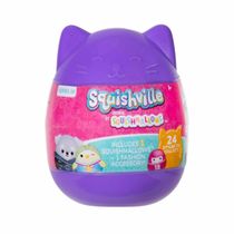 Mini Squishmallows Surpresa Roxo - Squishville Série 10