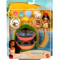 Boneca Disney Moana e Simea com Acessórios JBT51 Mattel