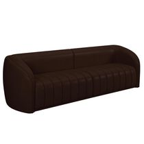 Sofá 5 Lugares Para Sala 332cm Lazio M03 Corano Marrom - Lyam Decor