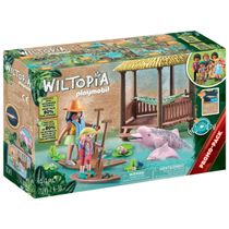 Playmobil - Passeio De Remo Com Golfinhos - Wiltopia 71143