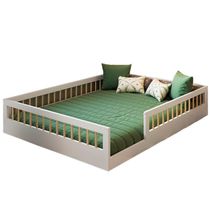 Cama Montessoriana Infantil 188x38 Cm Aft009 Branco Comm Branco