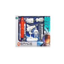 Brinquedo Estação Kit Espacial Astronauta Cenário Space 0901