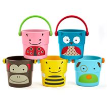 Brinquedo de Banho Kit 5 Baldinhos Animais Zoo Skip Hop