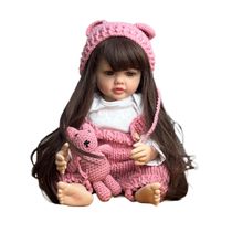 Bebê Reborn Debby Crochê Lançamento 55cm Silicone