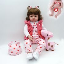 Boneca Bebê Reborn Silicone 48cm Carla Girafa Lançamento