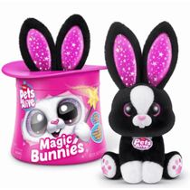 Pelúcia Pets Alive Magic Bunnies Preto Candide 1236