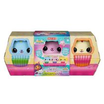 3 Pelúcias Cupcake Cakey Cat Gabby's Dollhouse - Sunny 3968