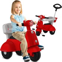 Triciclo Scooter Passeio Pedal Bandeirante Banderetta Vermelho