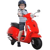 Moto Scooter Eletrica Infantil Zippy Toys Vespa GTS 6V Vermelha