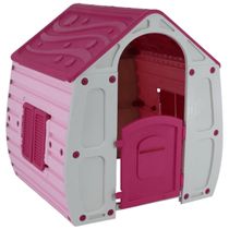 Casinha de Brinquedo Faz de Conta Belfix Casa Magica Pink Rosa