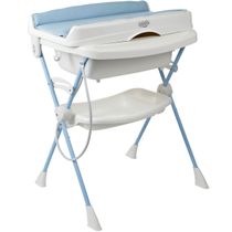 Banheira de Bebe com Trocador Burigotto Splash+ Baby Blue