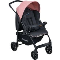 Carrinho de Bebe Berço para Passeio Burigotto Ecco CZ Rosa