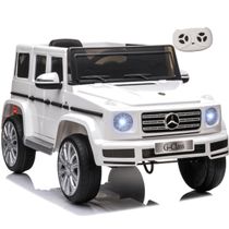 Carro Eletrico Zippy Toys Mercedes Benz G500 12V Controle Branco