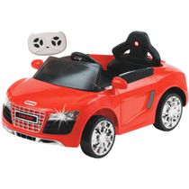 Carro Eletrico Biemme Car One AD Audi Vermelho 6V Controle