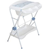 Banheira de Bebe com Trocador Desmontavel Kiddo Shower Azul