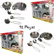 Kit Cozinha Inox 12 Pecas