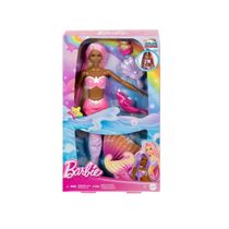 Barbie Sereia Cores Mágicas Cabelo Roxo - HRP96 - Mattel