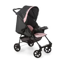 Carrinho de Bebe Romano Preto Rosa PTR - Galzerano 1035PTR