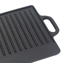 Grill Chapa De Ferro Reversível 51x23cm Preto - MTA 8320