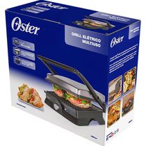 Grill Elétrico Multiuso 2 Em 1 Oster Ogrl210 127V Inox