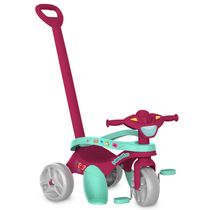 Triciclo Mototico Passeio e Pedal Rosa 693 - Bandeirante 693