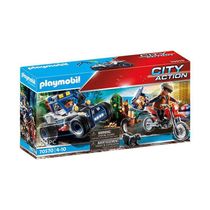 Playmobil carro da policia com bandido - Sunny 002555