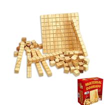 Material Dourado Brinquedo Educativo Pedagógico Infantil 111 Peças Dourado