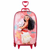 Mochila 3D de Rodinhas Infantil - Disney Princesas - Moana - Maxtoy